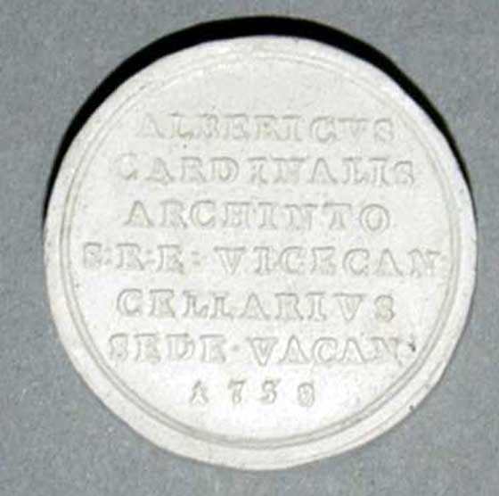 Gipsabguss einer Medaille (Winckelmann-Museum Stendal CC BY-NC-SA)