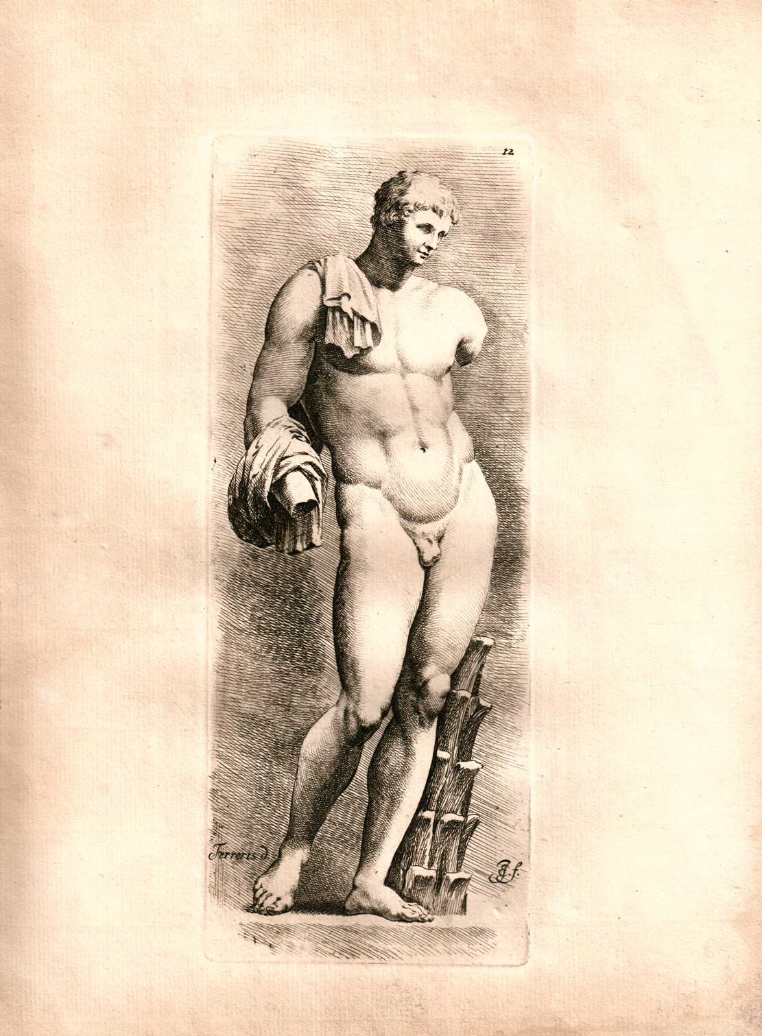Hermes, sog. Antinous vom Belvedere (Winckelmann-Museum Stendal CC BY-NC-SA)