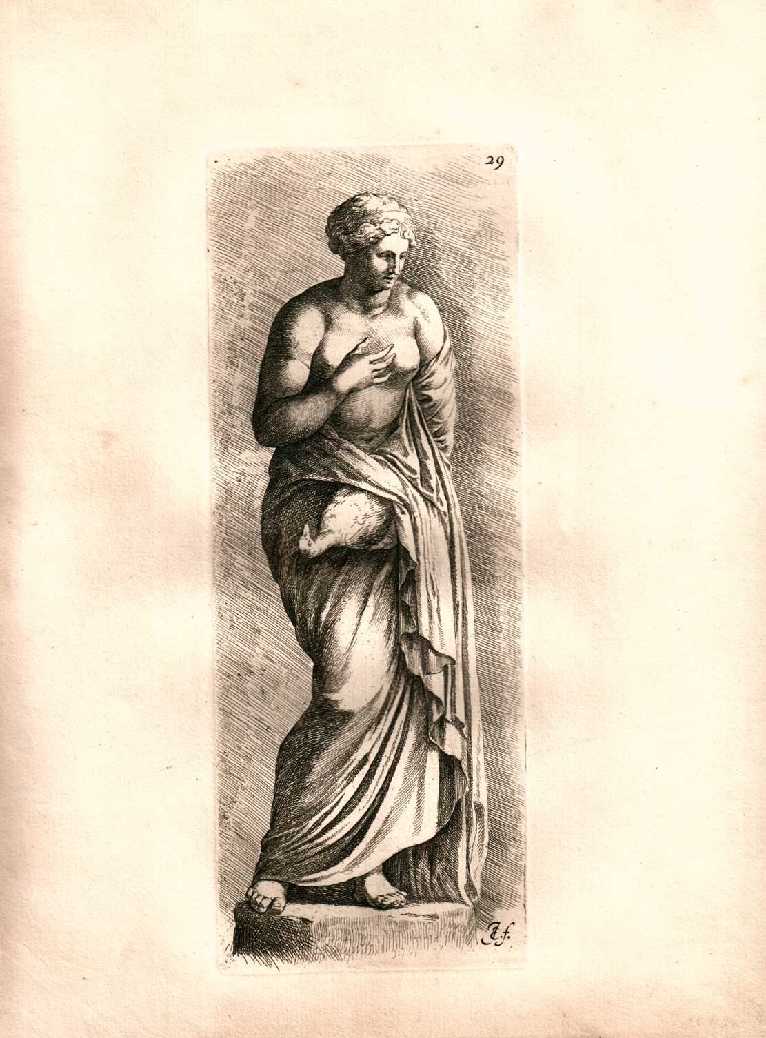 Frauenstatue mit Vogel (Leda?) (Winckelmann-Museum Stendal CC BY-NC-SA)