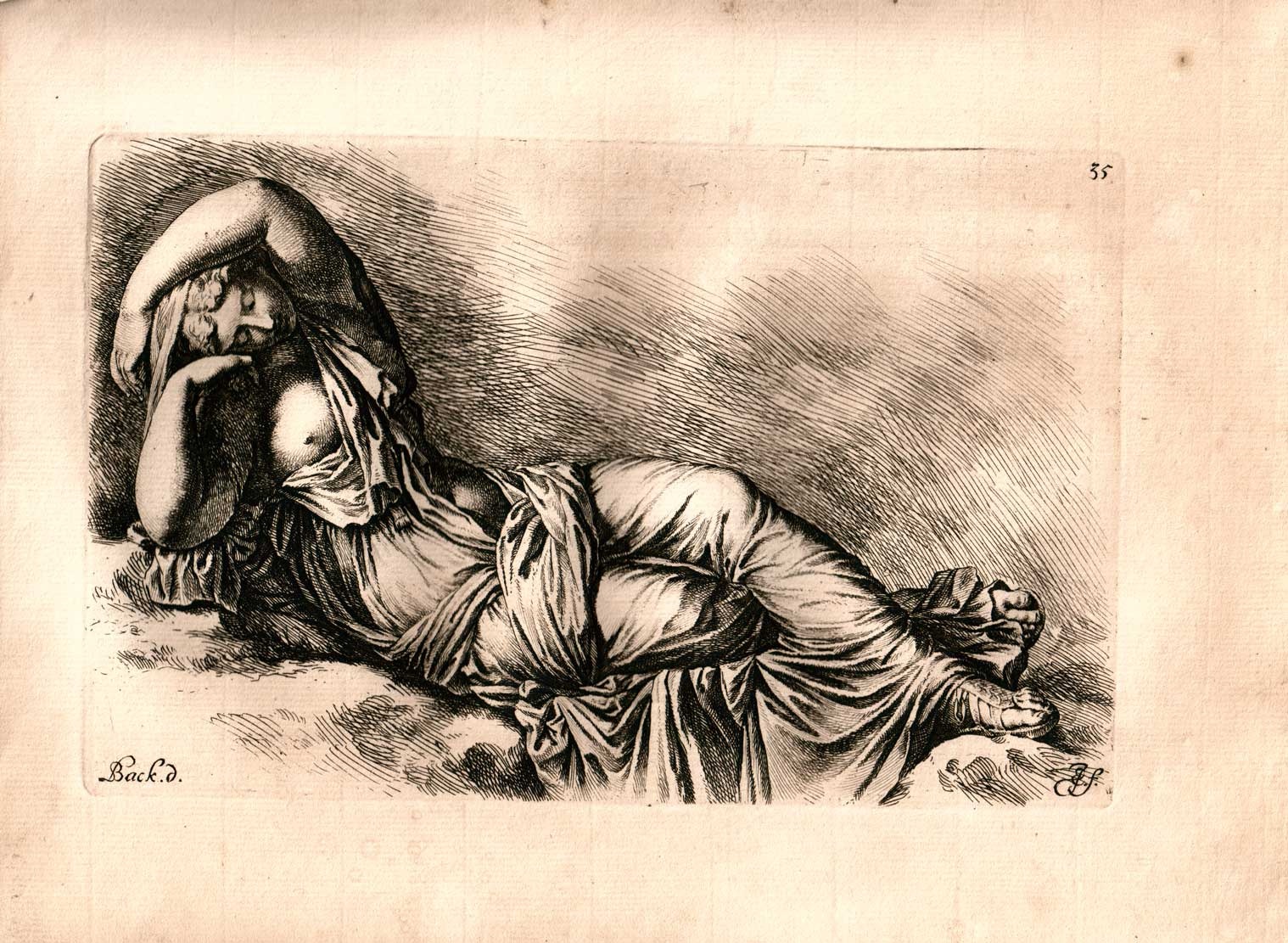 Schlafende Ariadne/Kleopatra (Winckelmann-Museum Stendal CC BY-NC-SA)