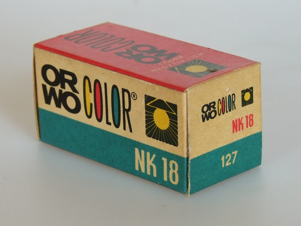 Orwo Color NK 18 127er Rollfilm (Industrie- und Filmmuseum Wolfen CC BY-NC-SA)