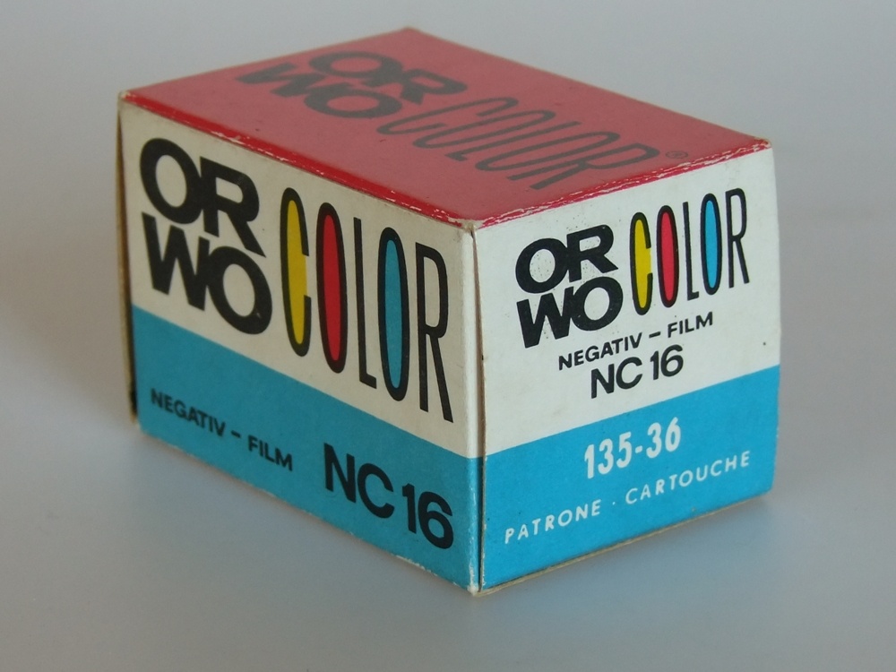 Orwo Color NC 16 Kleinbildfilm (Industrie- und Filmmuseum Wolfen CC BY-NC-SA)