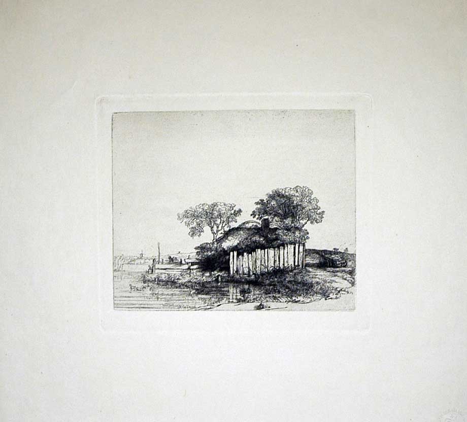 Die Hütte hinter dem Plankenzaun (Winckelmann-Museum Stendal CC BY-NC-SA)