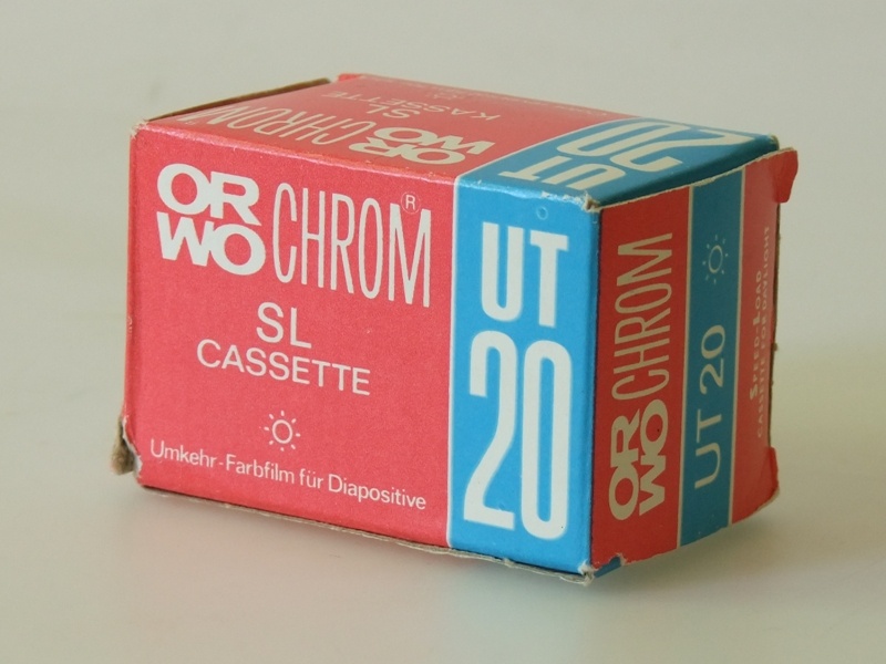 Orwo Chrom UT 20 für SL Cassette (Industrie- und Filmmuseum Wolfen CC BY-NC-SA)