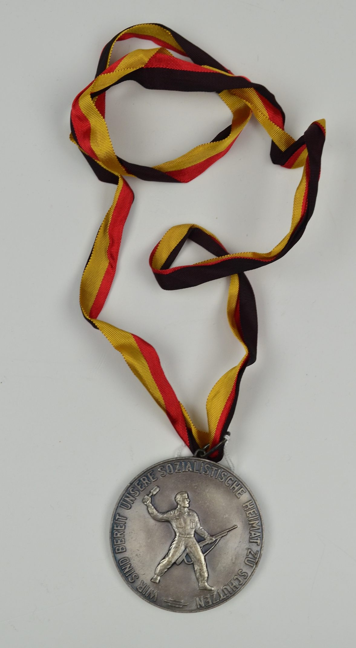 Silbermedaille der GST Weißenfels ca. 1960-1990 (Museum Weißenfels - Schloss Neu-Augustusburg CC BY-NC-SA)