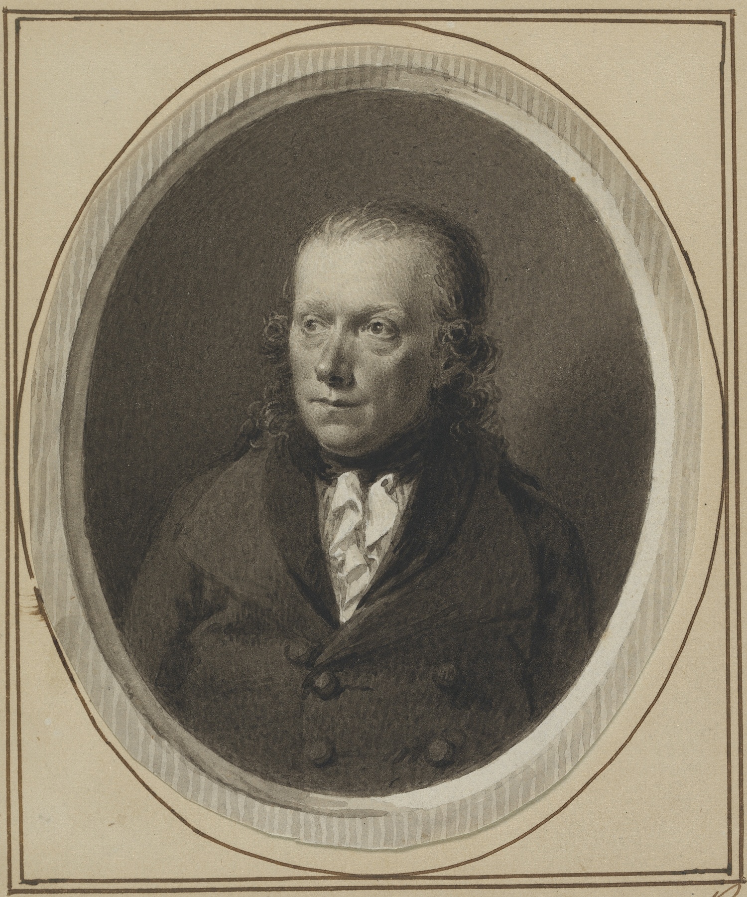 Porträt des Johann Conrad Christoph Nachtigall (Gleimhaus Halberstadt CC BY-NC-SA)