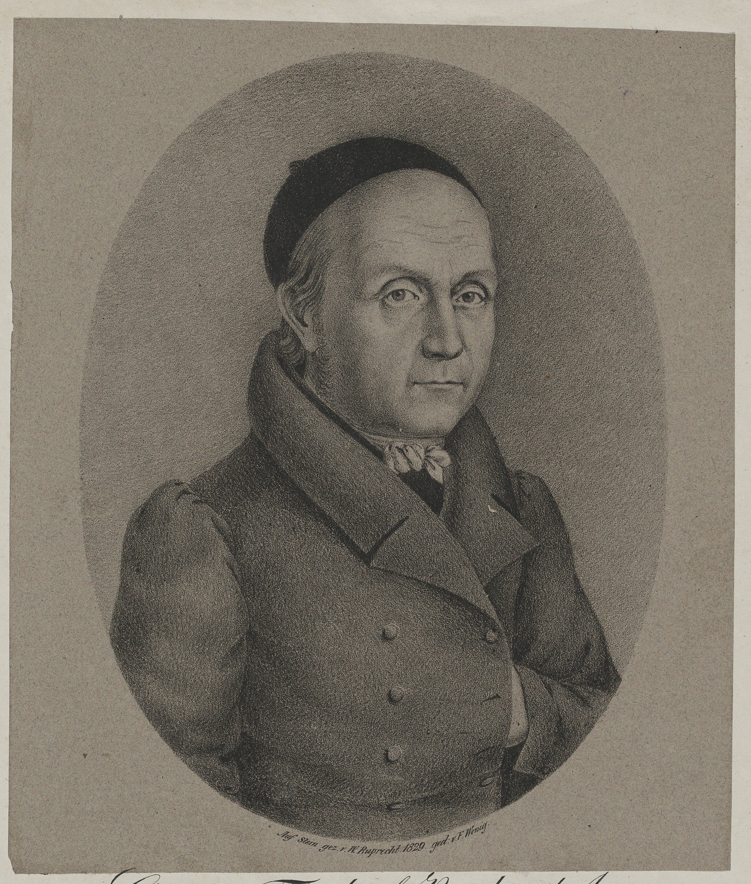 Poträt des Christian Friedrich Bernhard Augustin (Gleimhaus Halberstadt CC BY-NC-SA)