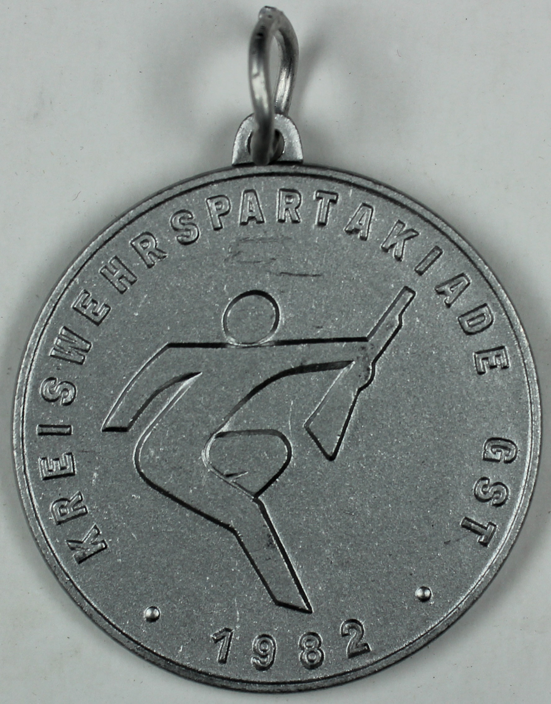 Medaille, Siegermedaille in Silber, 1982 (Museum Wolmirstedt RR-F)