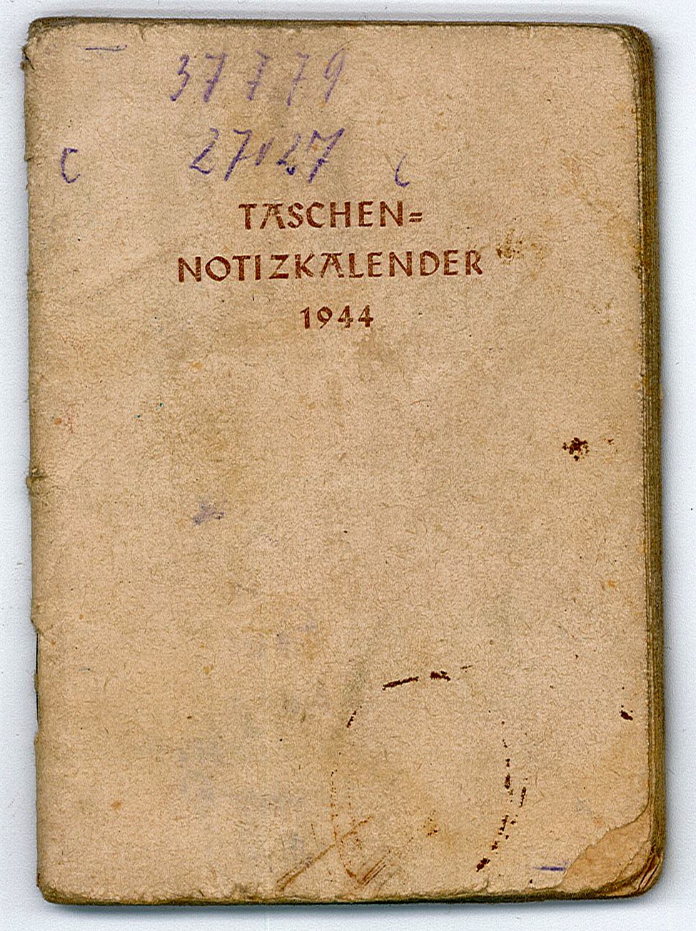 Taschen-Notizkalender 1944 des Obergefreiten Willi Paul (Museum Wolmirstedt RR-F)