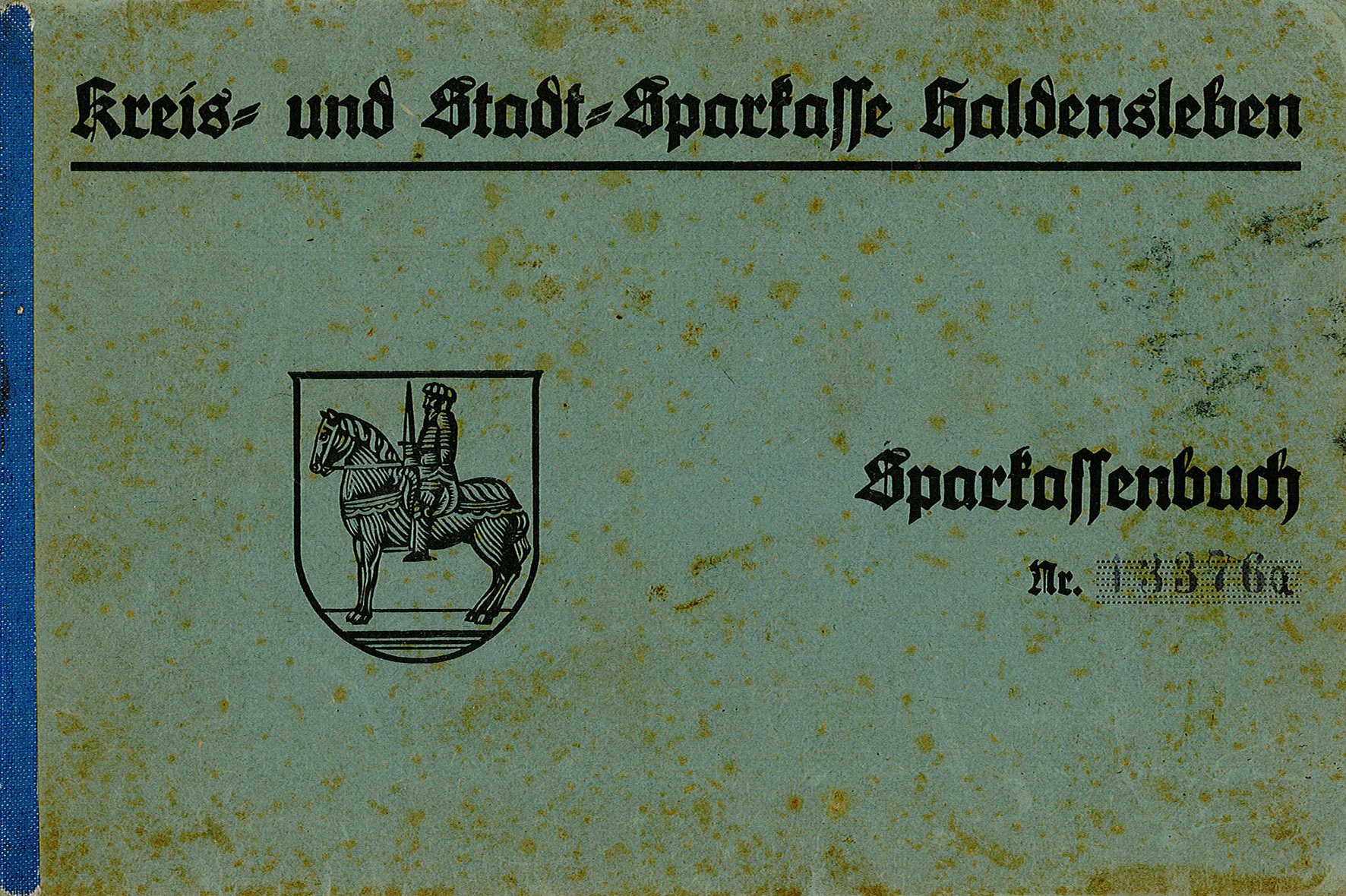 Sparkassenbuch von Meta Kraft (geborene Dürrmann), 1943/1944 (Museum Wolmirstedt RR-F)