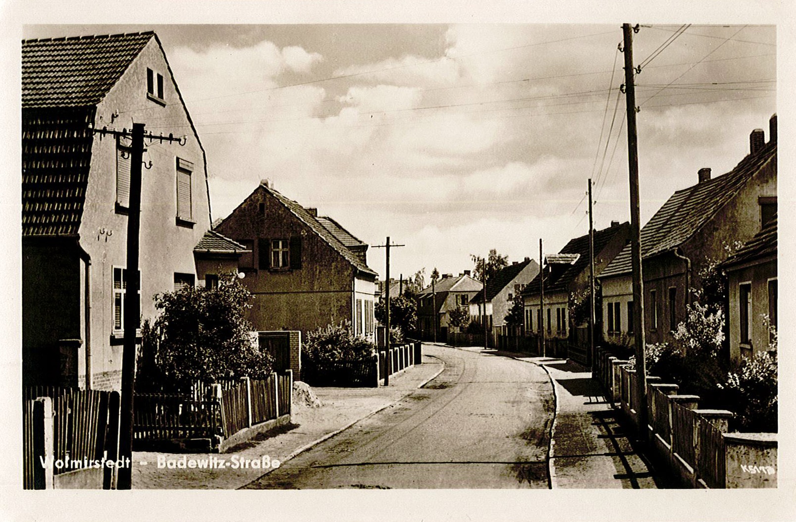 Ansichtskarte: Wolmirstedt - Badewitz-Straße (Museum Wolmirstedt RR-F)