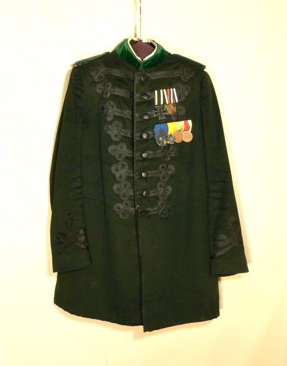 Uniformjacke eines Jägers der Salzwedeler Schützengilde (Museumsverband Sachsen-Anhalt e. V. CC BY-NC-SA)