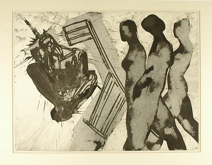 Mann und 3 Frauen. Ahrenshoop (Urteil des Paris) (Winckelmann-Museum Stendal CC BY-NC-SA)