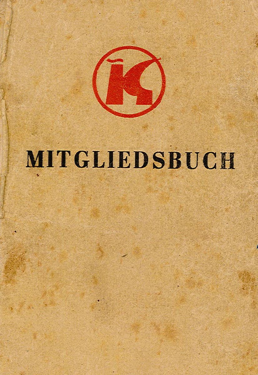 Mitgliedsbuch von Rosemarie Voigt für die Konsum-Genossenschaft (Museum Wolmirstedt RR-F)