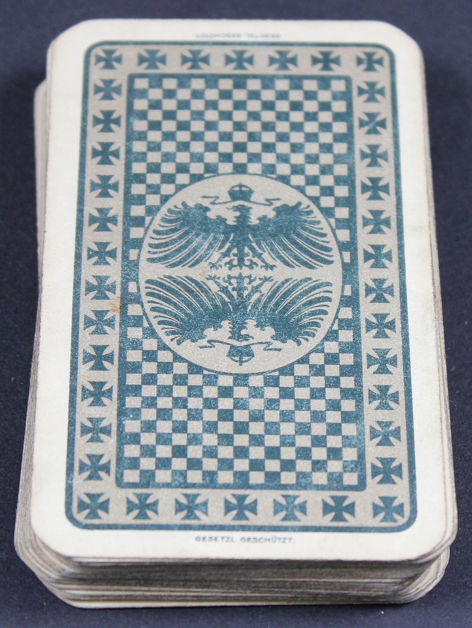 Skatspiel, Deutsche Kriegsspielkarte (Museum Wolmirstedt RR-F)