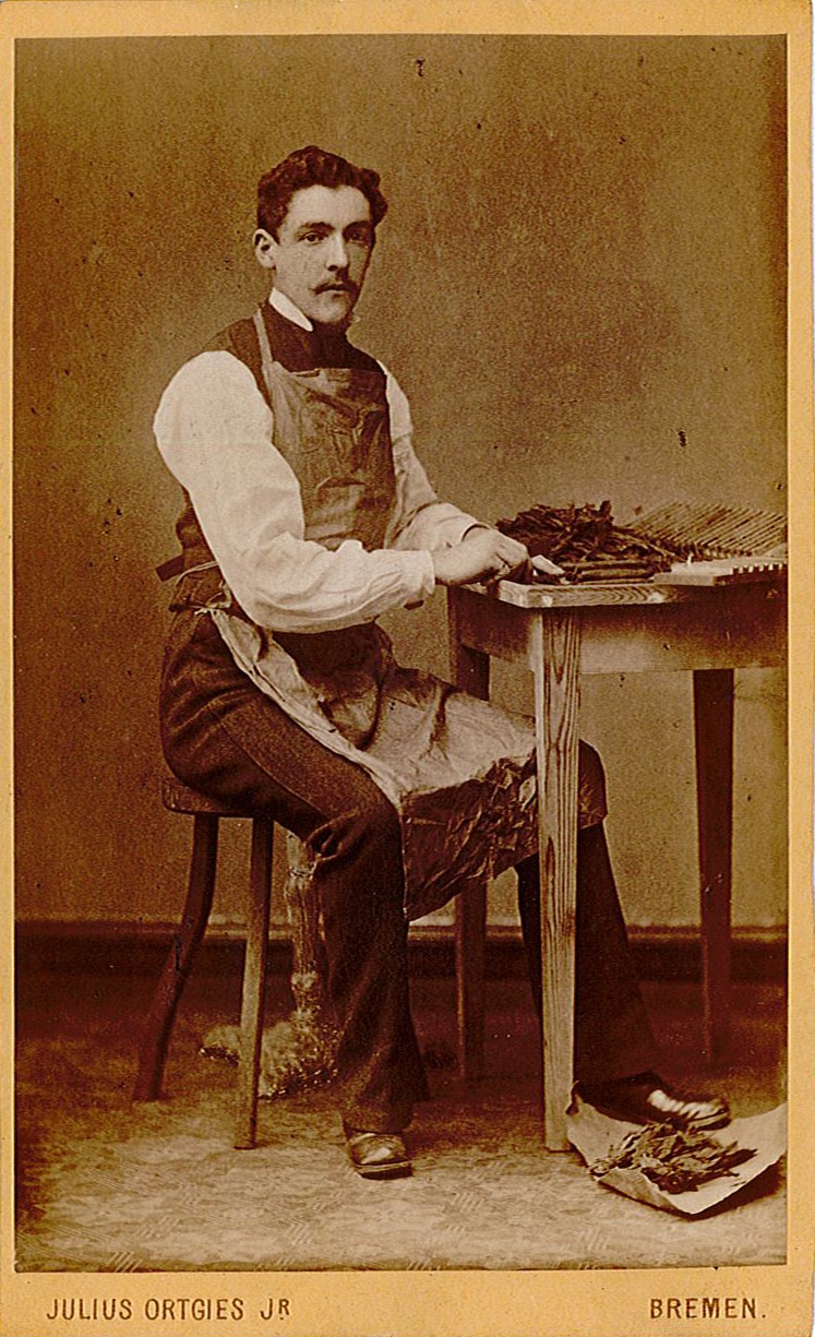 Porträtfotografie eines jungen Mannes, 1877 (Studioaufnahme) (Museum Wolmirstedt RR-F)