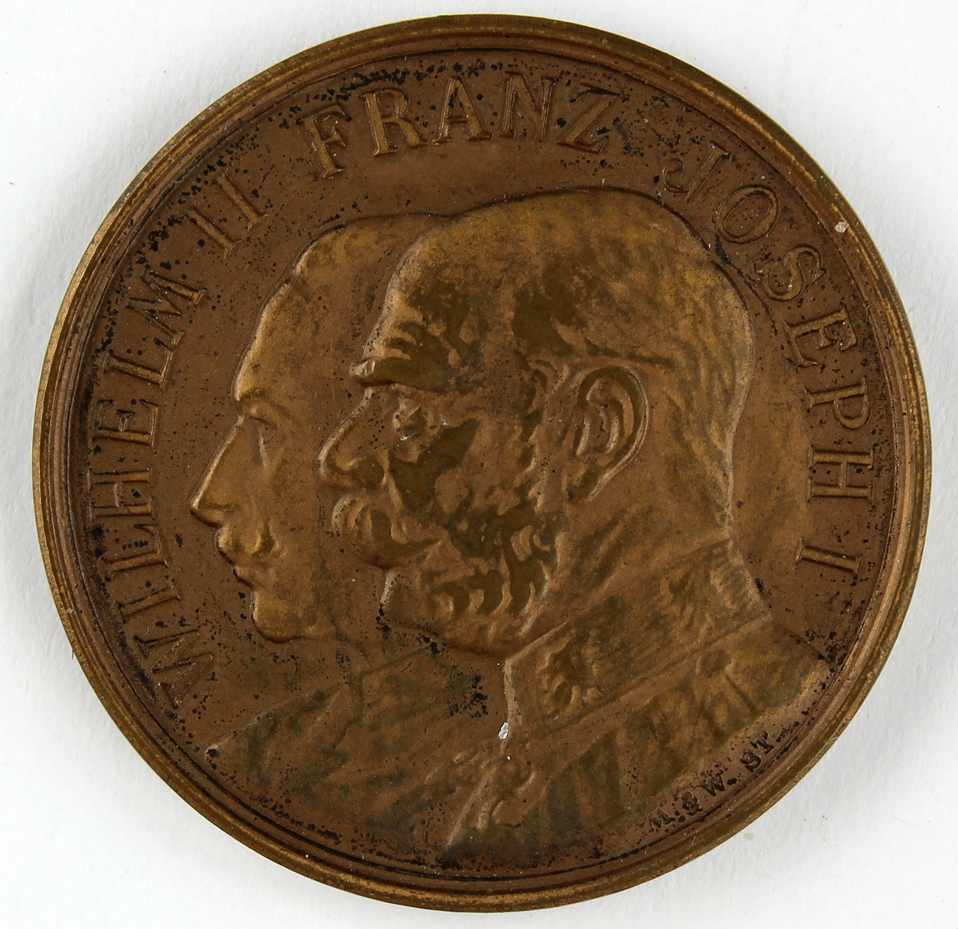 Medaille, Feldzug gegen Frankreich, Russland usw; 1914 (Museum Wolmirstedt RR-F)