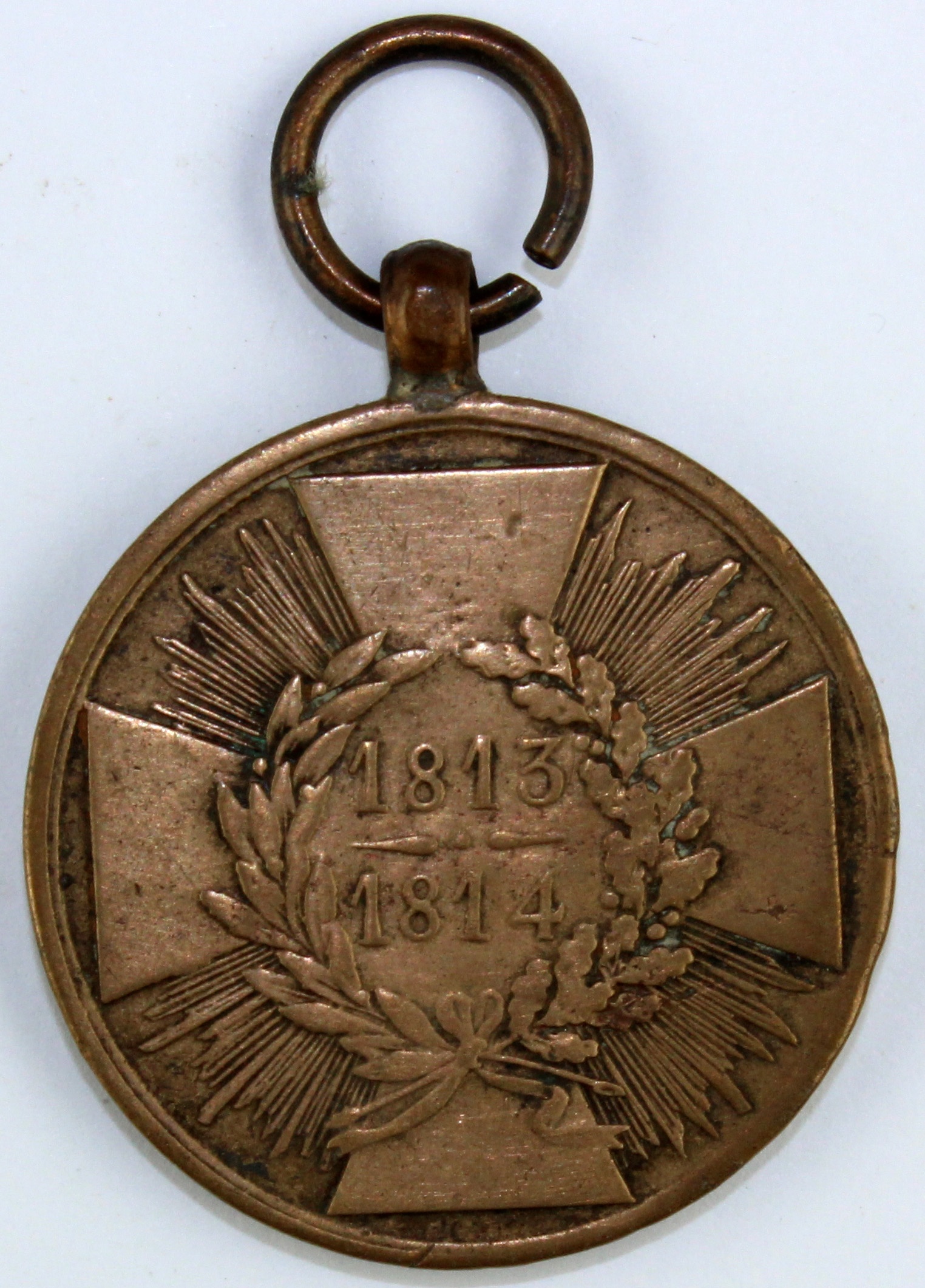 Kriegsdenkmünze für Kämpfer, 1813/1814 (Museum Wolmirstedt RR-F)