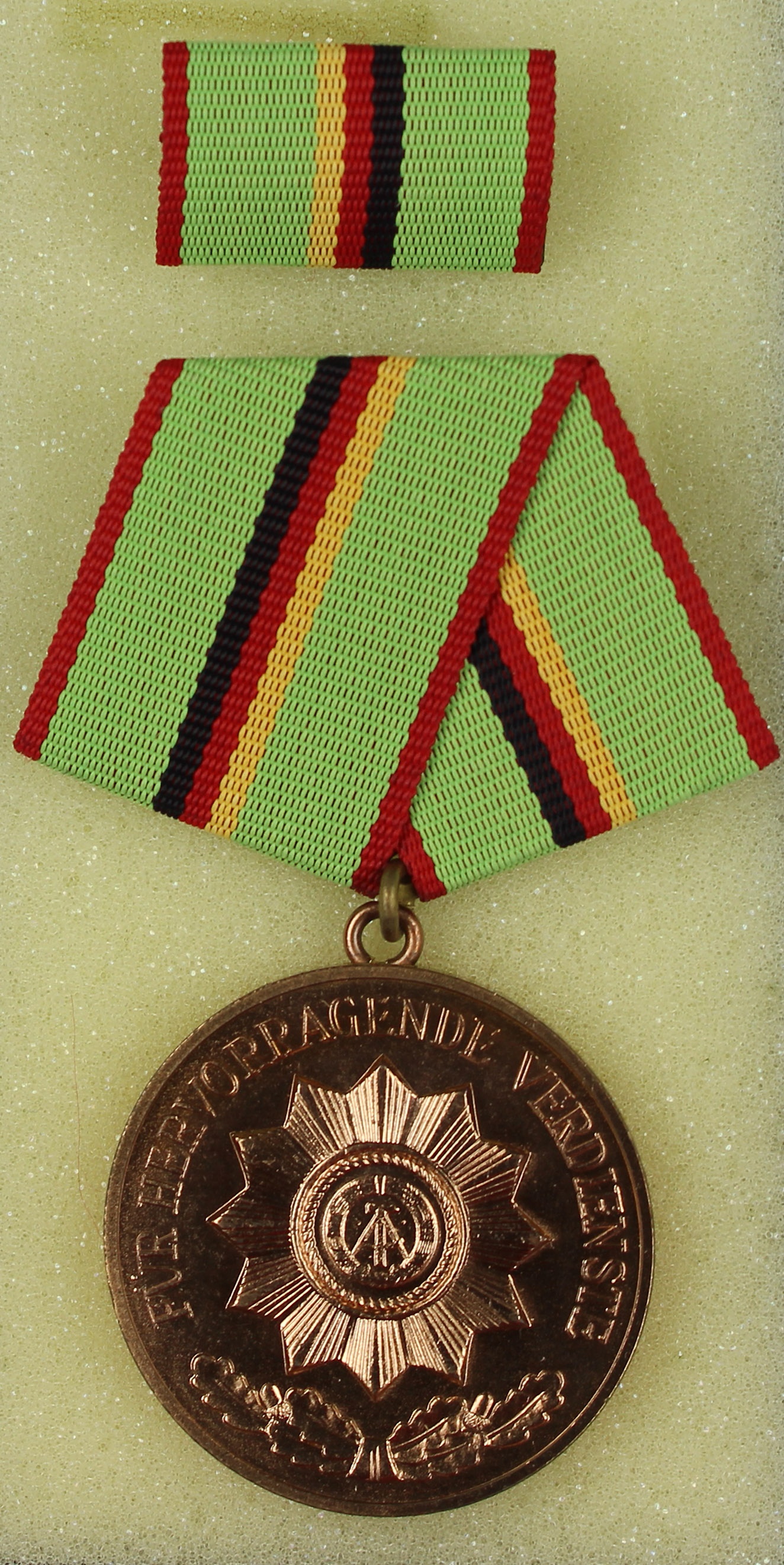Medaille NVA-MDJ, 1989 (Museum Wolmirstedt RR-F)