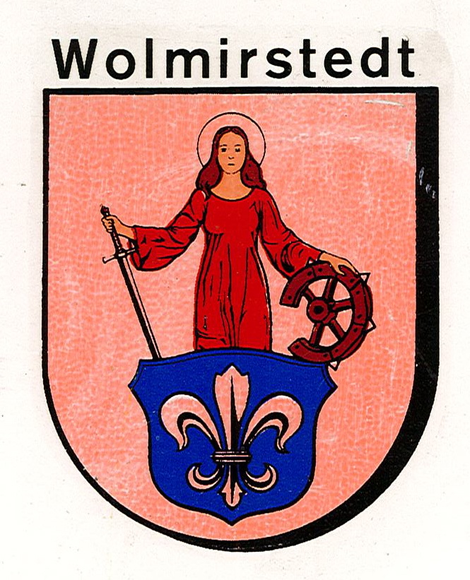 Abziehbild Stadtwappen Wolmirstedt (Museum Wolmirstedt RR-F)