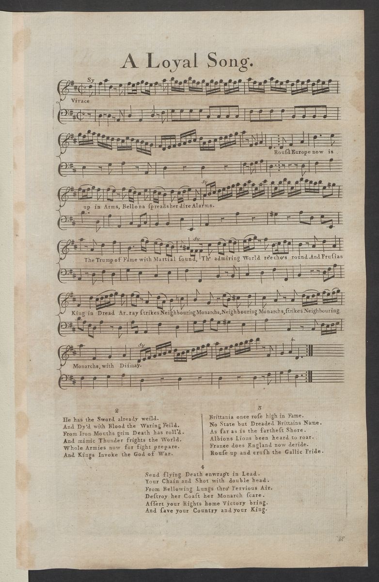A loyal song (Stiftung Händel-Haus Halle CC BY-NC-SA)