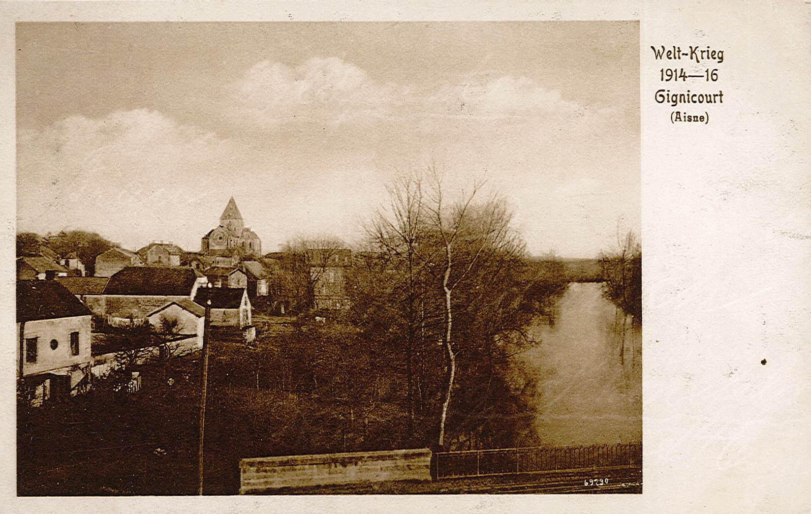 Feldpostkarte von Arthur Wunderlich an Ida Wunderlich, 11. Mai 1916 (Museum Wolmirstedt RR-F)