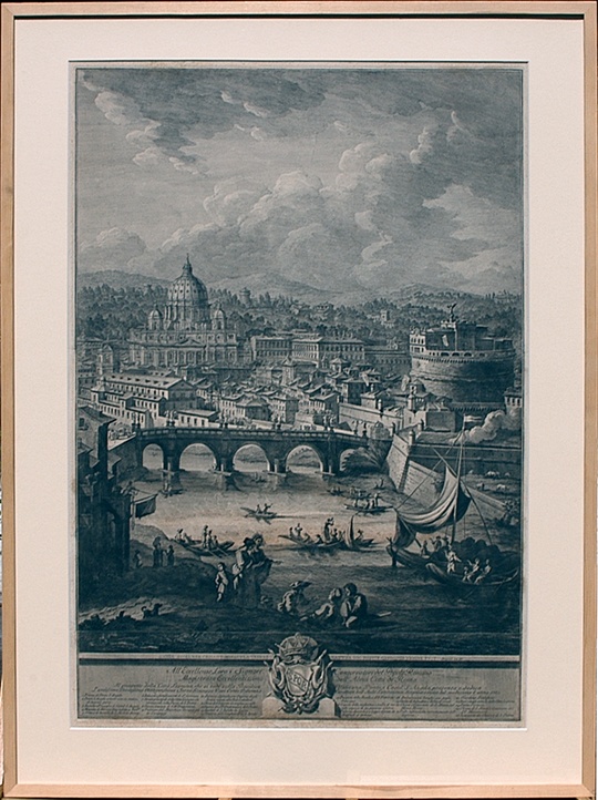Rom mit Petersdom und Engelsburg (Winckelmann-Museum Stendal CC BY-NC-SA)