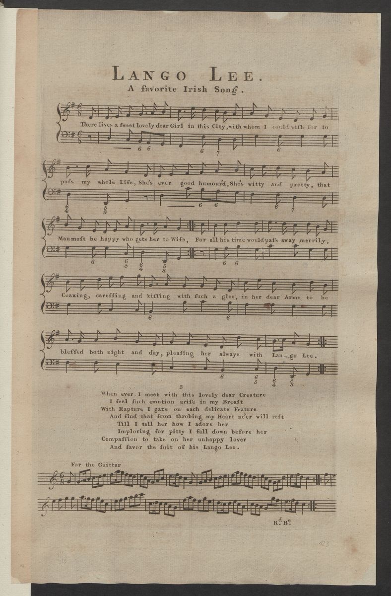 Lango Lee : a favorite Irish song (Stiftung Händel-Haus Halle CC BY-NC-SA)
