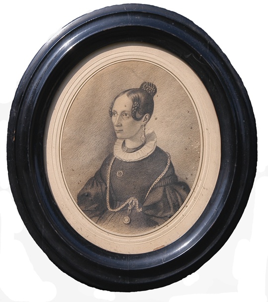 Porträt der Johanna Charlotte Elisabeth Theune (Winckelmann-Museum Stendal CC BY-NC-SA)
