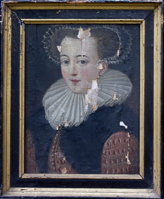 Frau mit Halskrause und Spitzenhaube (Winckelmann-Museum Stendal CC BY-NC-SA)