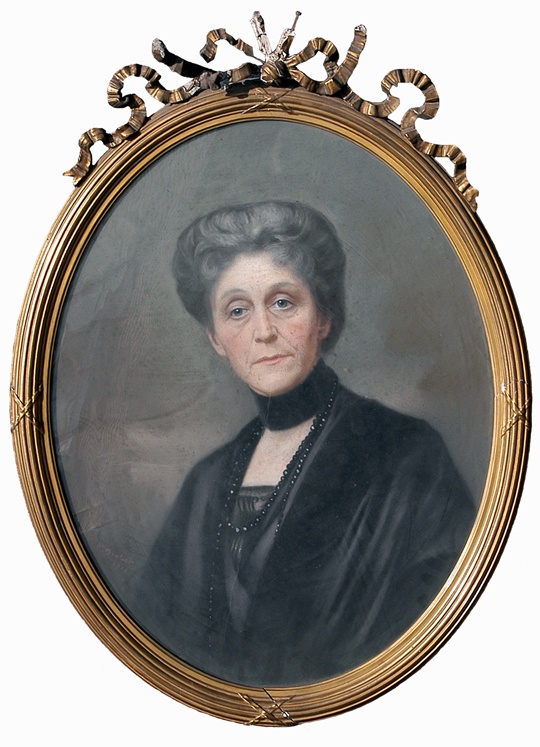 Bildnis einer älteren Dame in schwarz mit grauen Haaren (Winckelmann-Museum Stendal CC BY-NC-SA)
