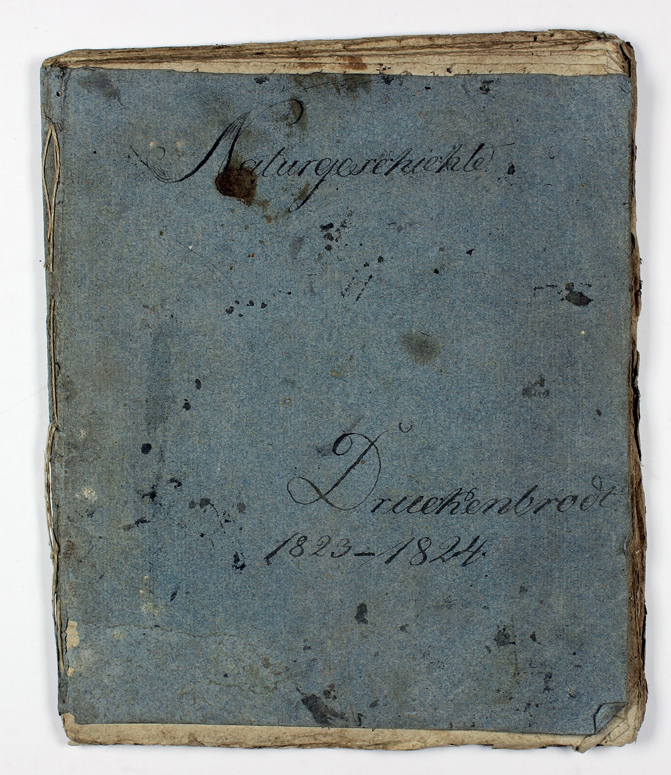 Schulheft von Druckenbrodt für das Fach Naturgeschichte, 1823-1824 (Museum Wolmirstedt RR-F)