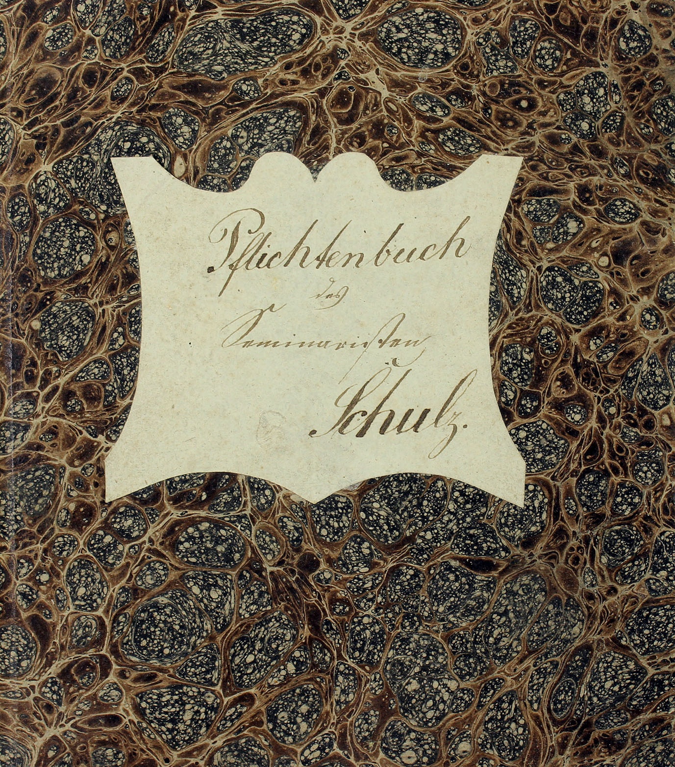 Pflichtenbuch des Rudolph Schulz aus Eichfier bie Schloppe (Museum Wolmirstedt RR-F)
