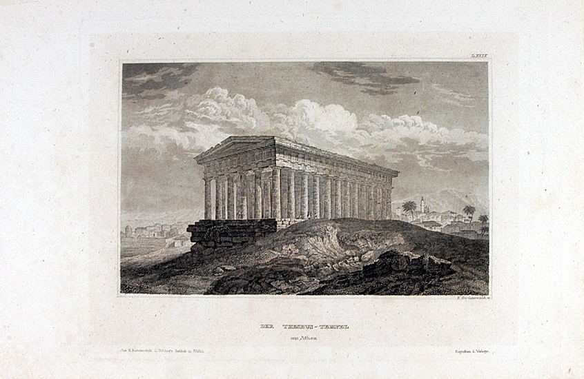 Der Theseus-Tempel zu Athen (Winckelmann-Museum Stendal CC BY-NC-SA)