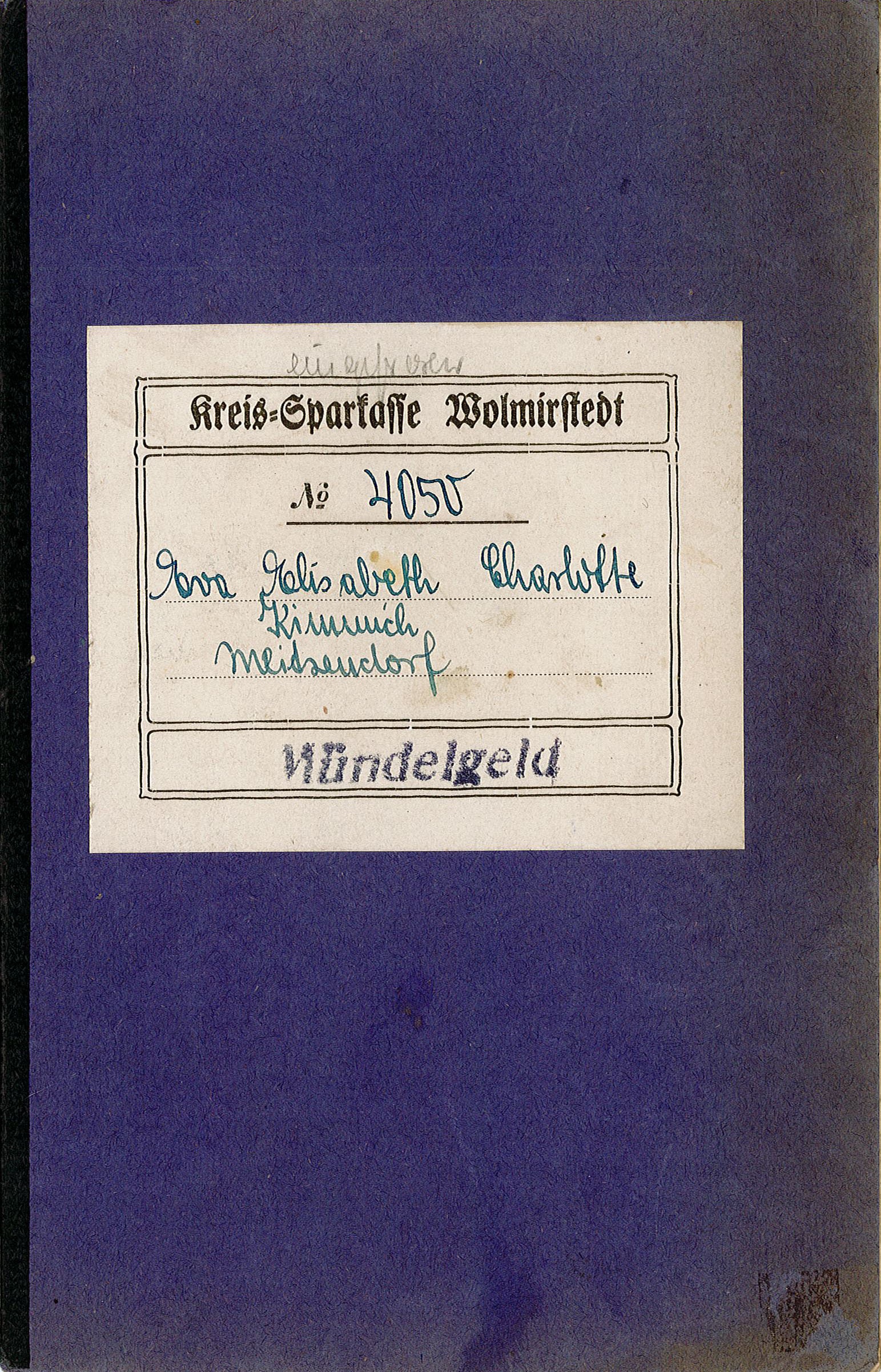 Abrechnungsbuch (Museum Wolmirstedt RR-F)