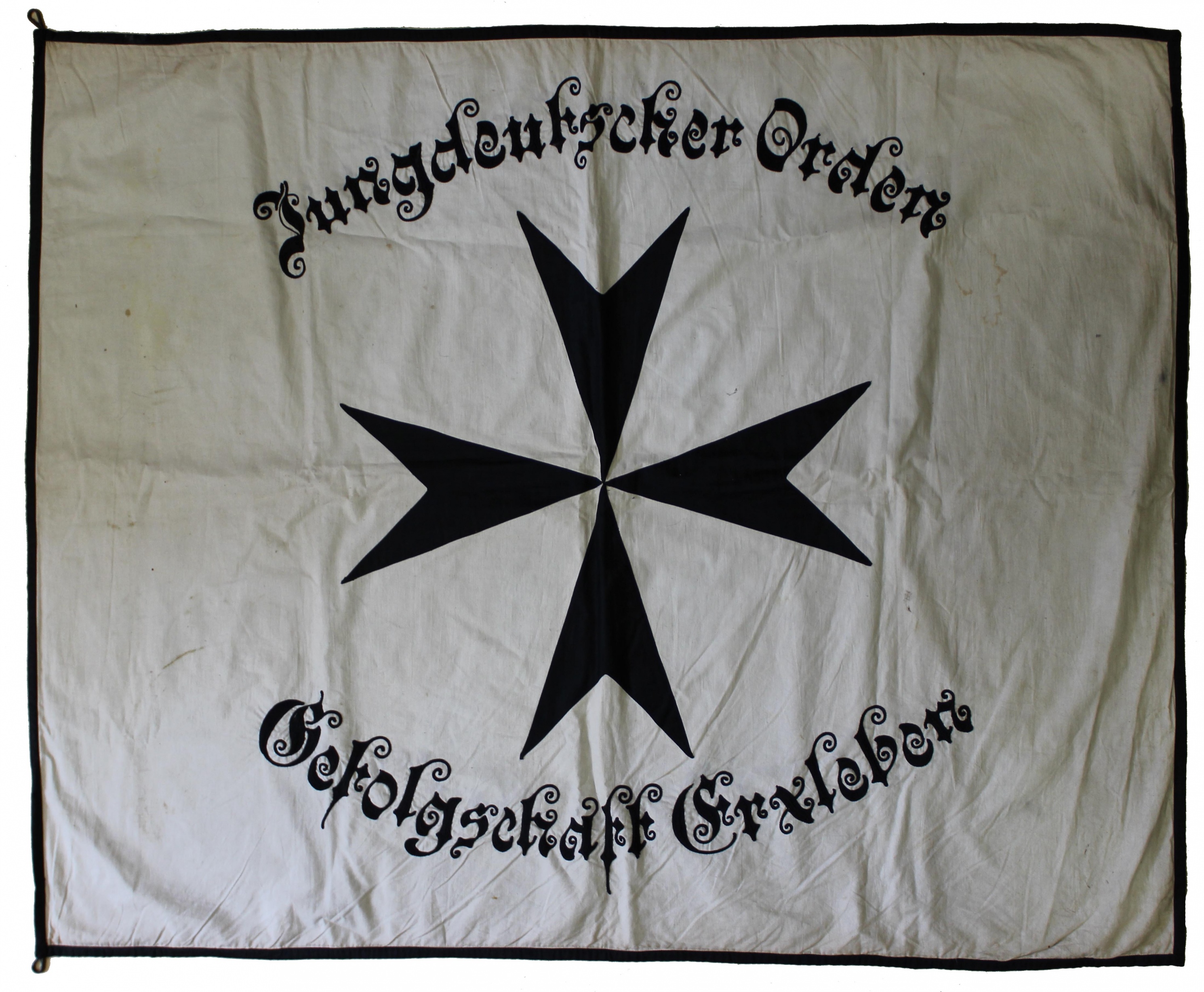 Fahne, Jungdeutscher Orden, Gefolgschaft Erxleben (Museum Wolmirstedt RR-F)