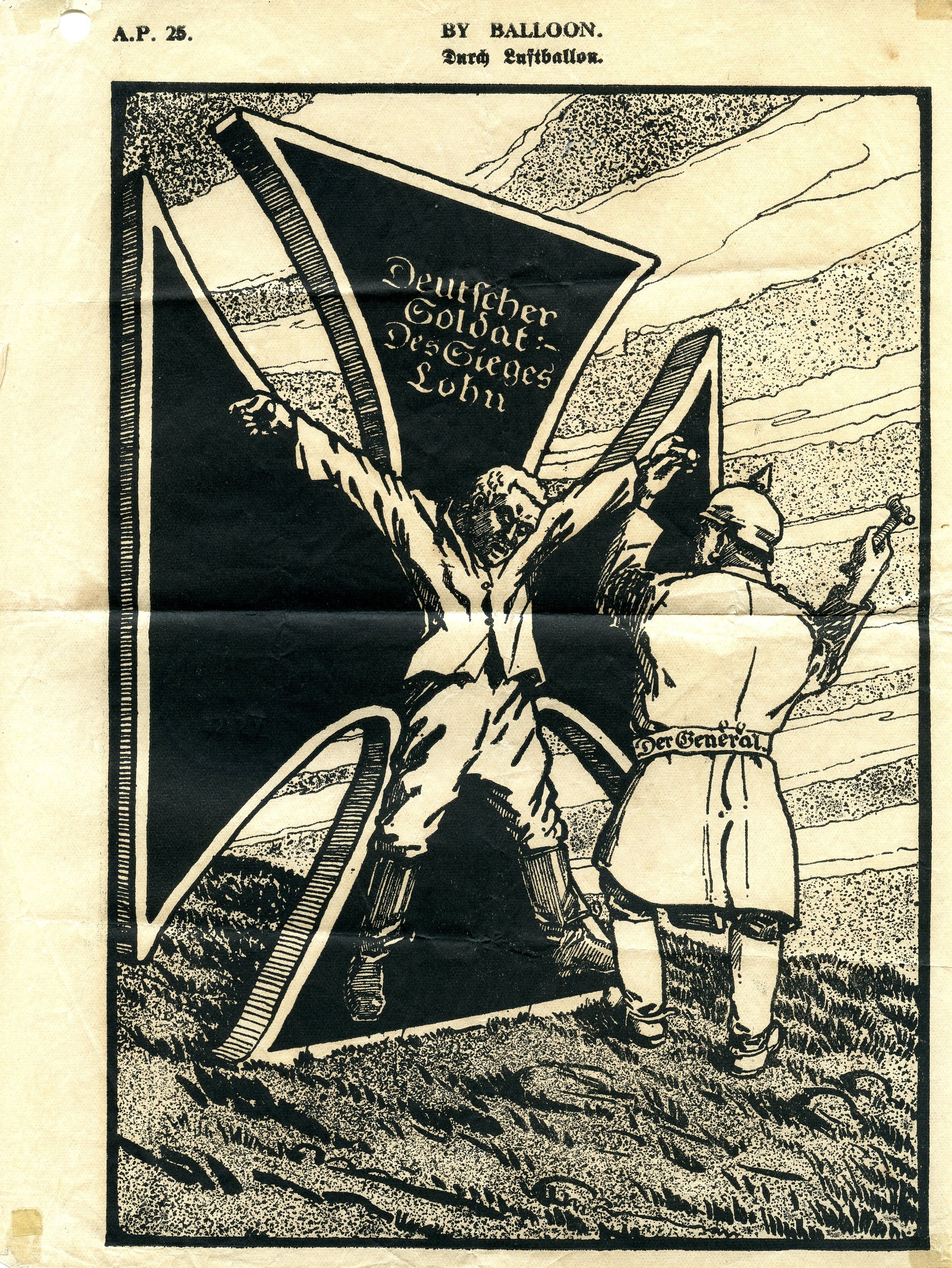 Propagandaflugblatt der Alliierten (Johann-Friedrich-Danneil-Museum Salzwedel CC BY-NC-SA)