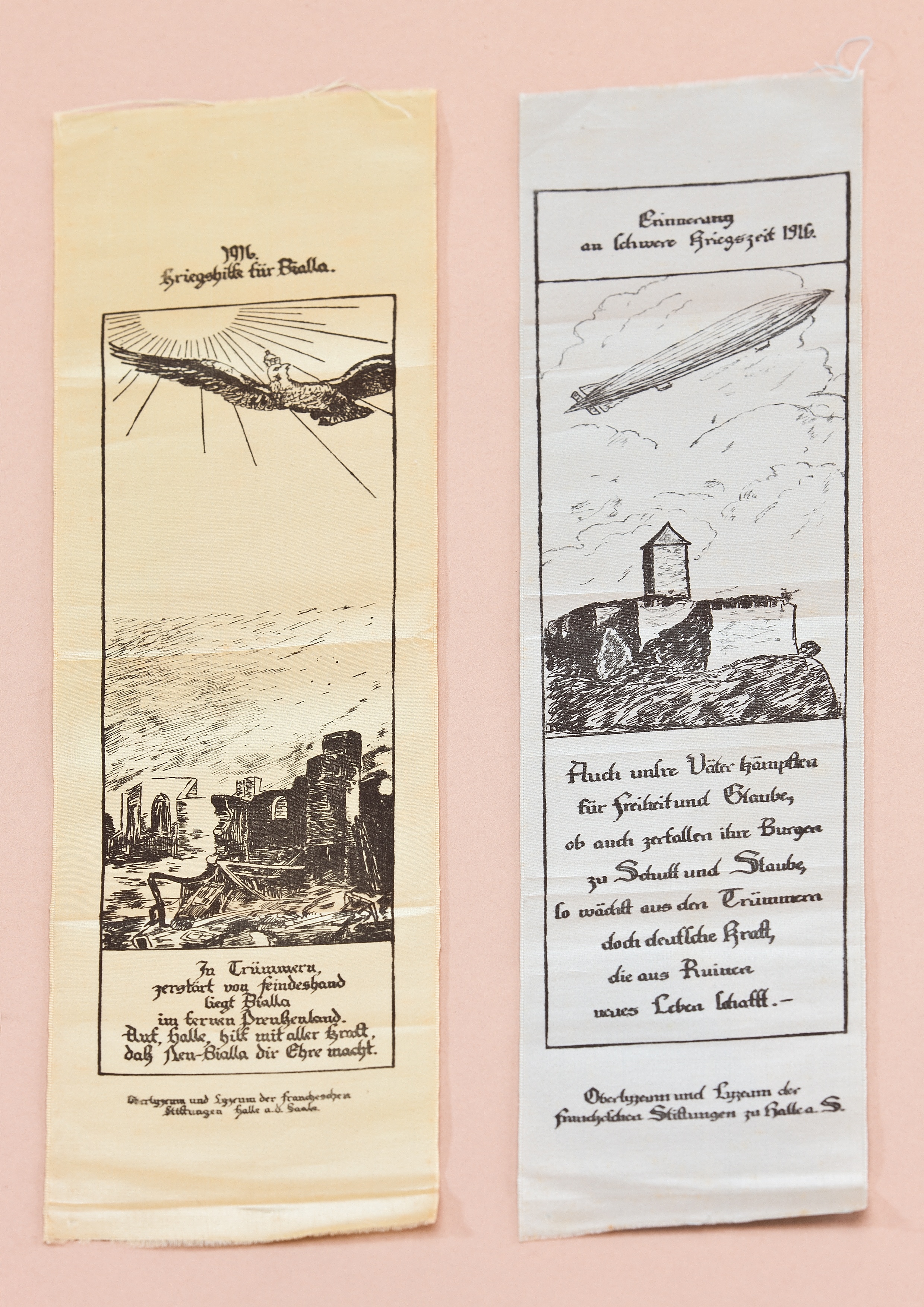 Erinnerungsband "1916. Kriegshilfe für Bialla." (Heimatmuseum Zörbig CC BY-NC-SA)