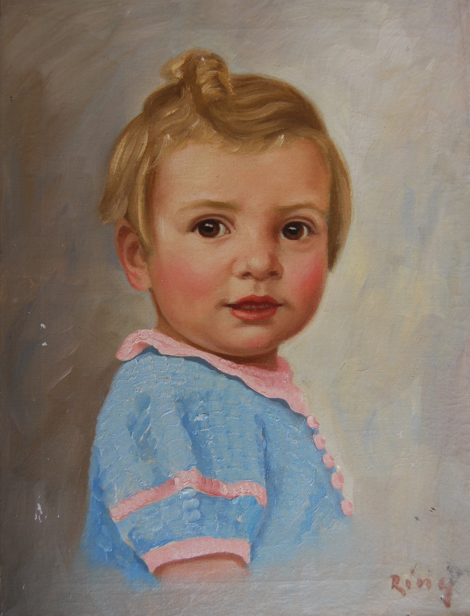 Porträt eines kleinen Mädchens (Museum Schloss Moritzburg Zeitz CC BY-NC-SA)