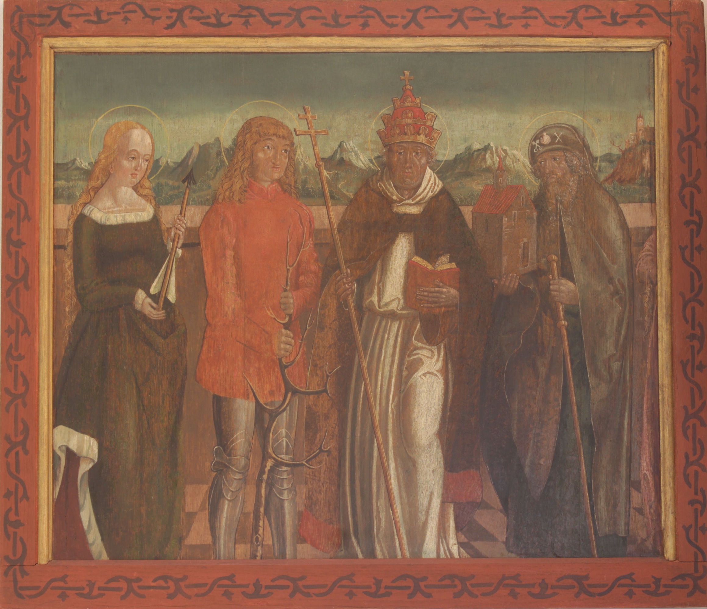 Fragment eines Altarflügels mit Heiligen (Johann-Friedrich-Danneil-Museum Salzwedel CC BY-NC-SA)