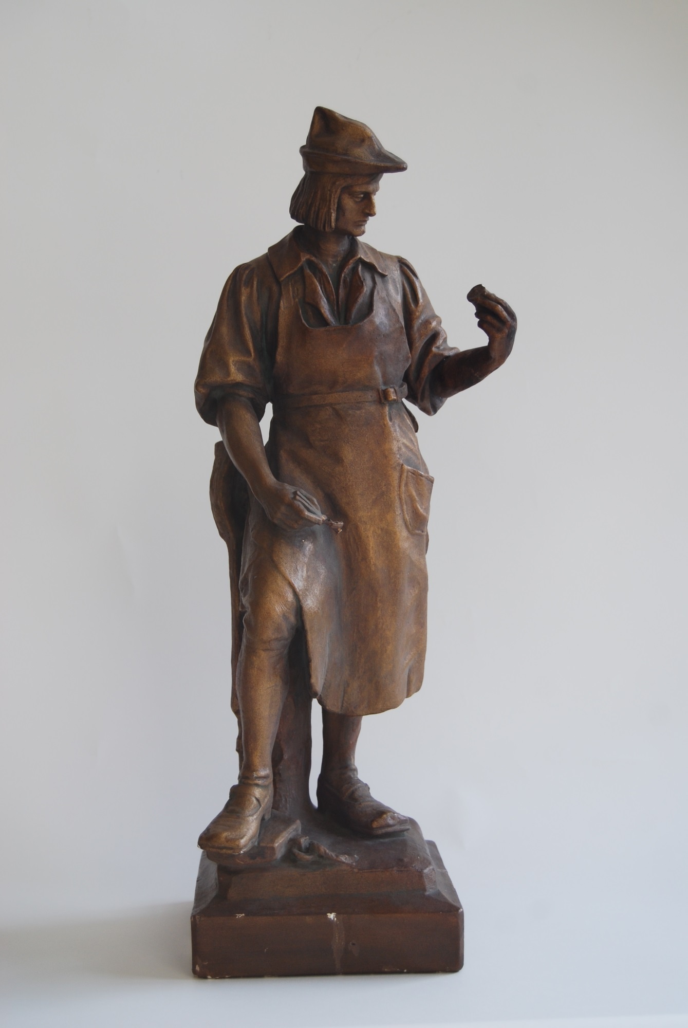 Gipsmodell für Bronzefigur "Peter Henlein" (Museum Schloss Moritzburg Zeitz CC BY-NC-SA)