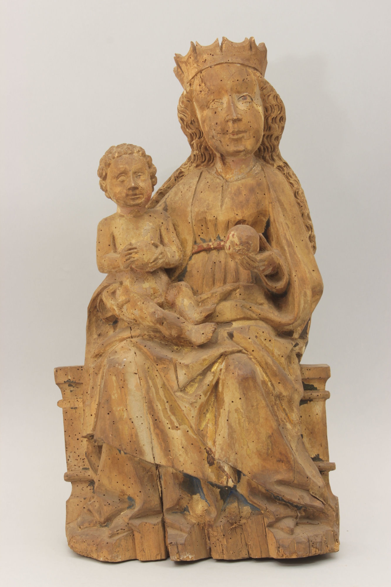 Thronende Madonna aus Schenkenhorst (?) (Johann-Friedrich-Danneil-Museum Salzwedel CC BY-NC-SA)