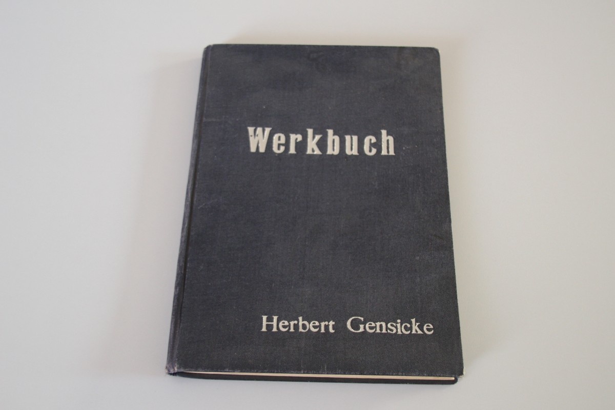 Werkbuch Herbert Gensicke (Heimatmuseum Alten CC BY-NC-SA)