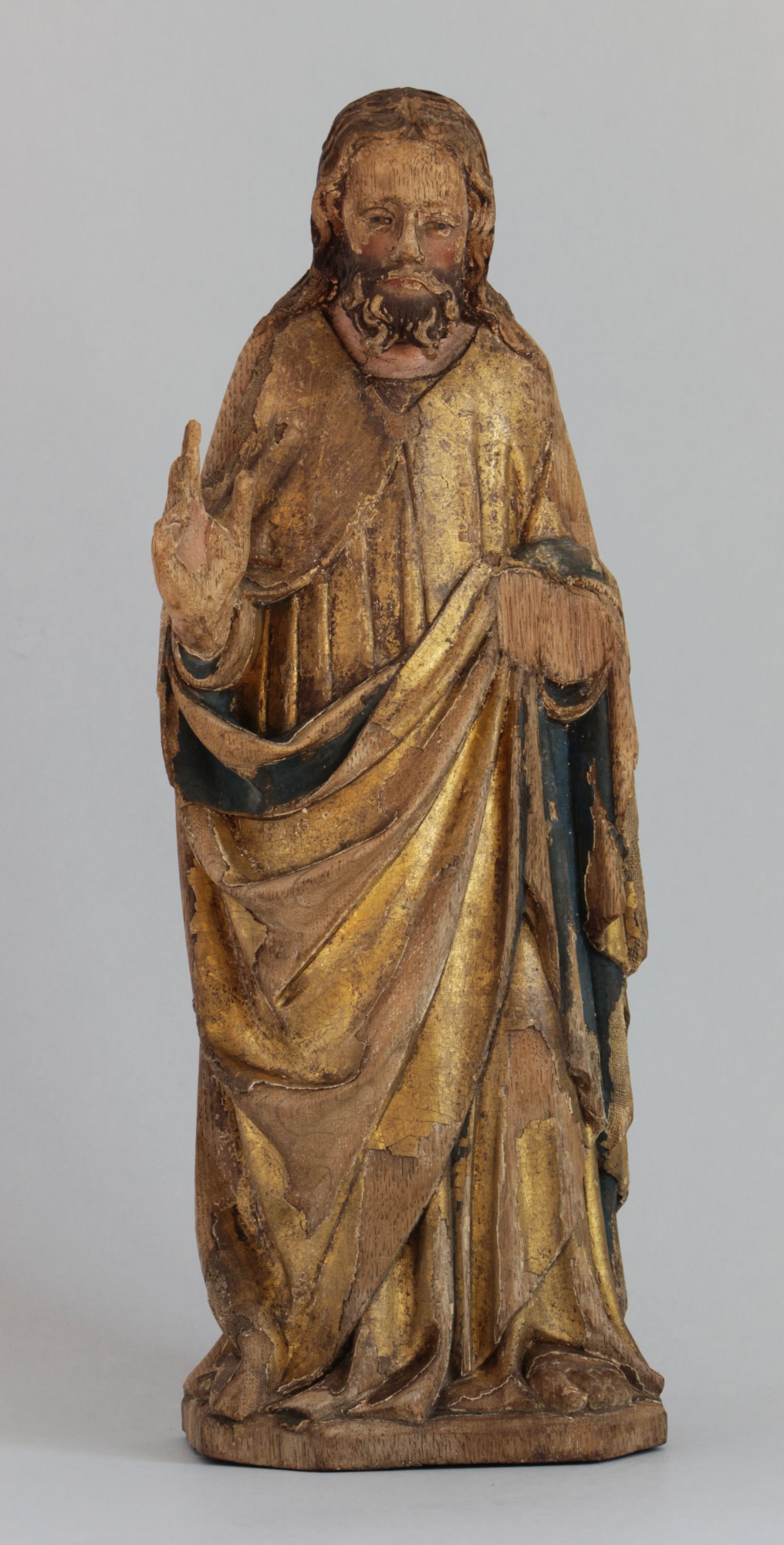 Christus Salvator aus dem Apostelzyklus der Marienkirche Salzwedel (Johann-Friedrich-Danneil-Museum Salzwedel CC BY-NC-SA)
