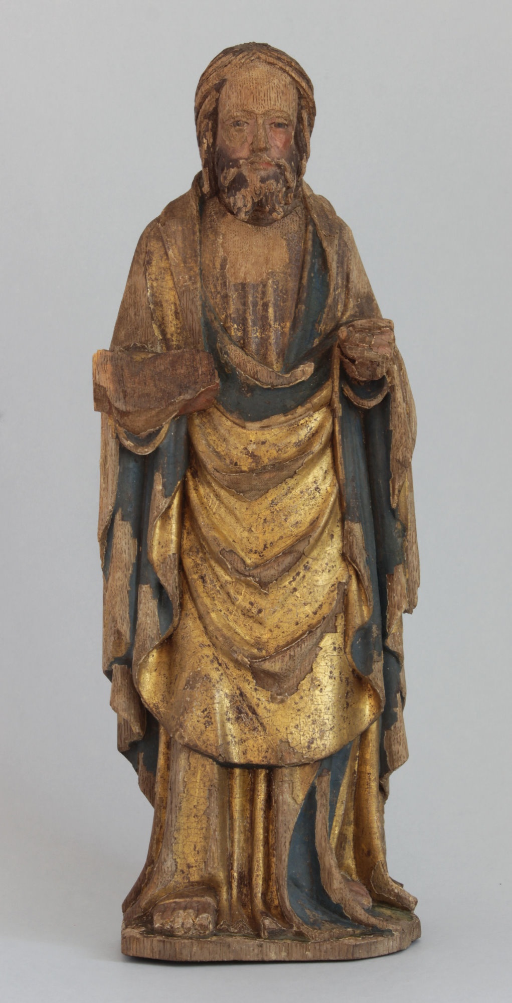 Apostel mit Buch aus dem Apostelzyklus der Marienkirche Salzwedel (Johann-Friedrich-Danneil-Museum Salzwedel CC BY-NC-SA)