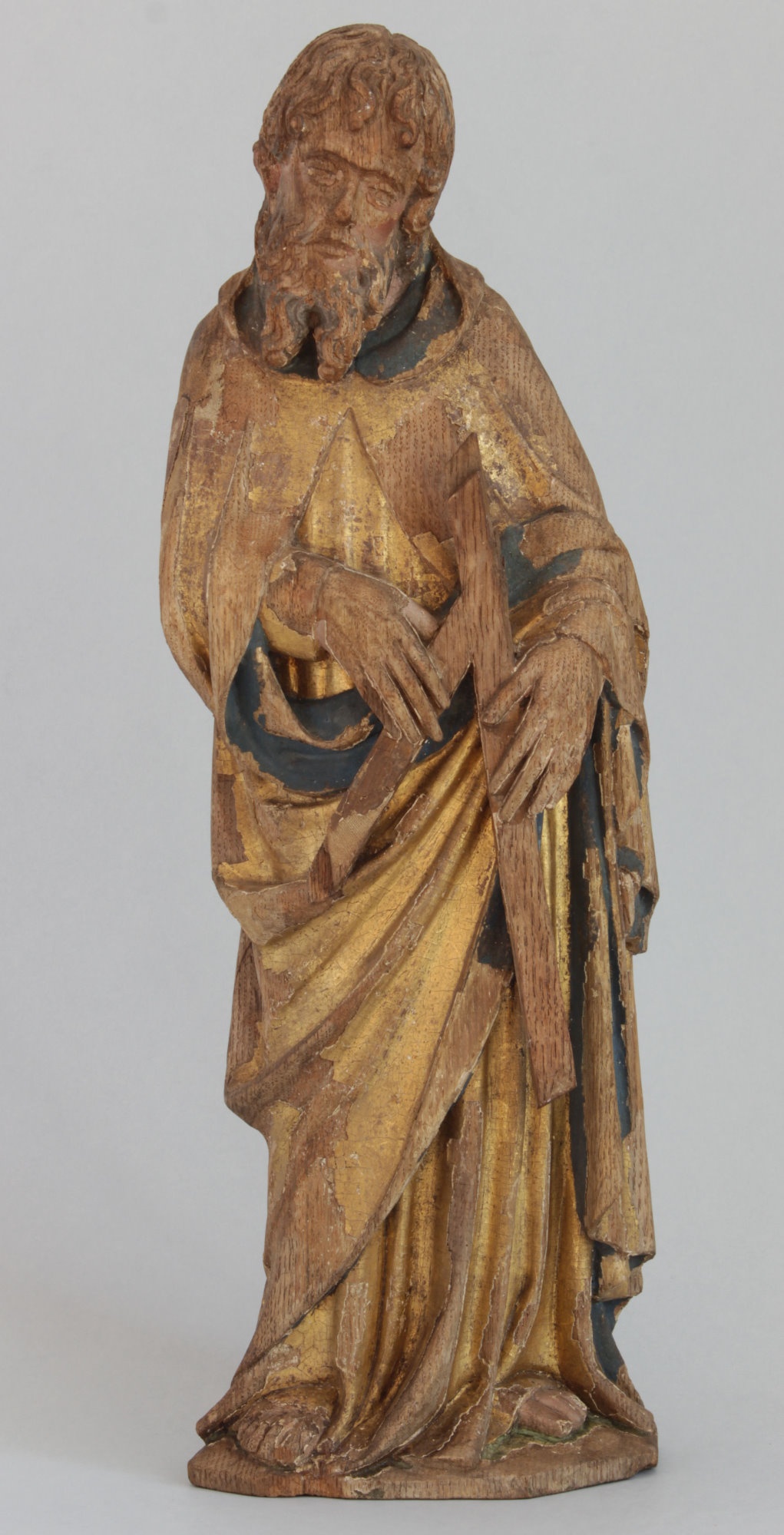 Apostel Andreas aus dem Apostelzyklus der Marienkirche Salzwedel (Johann-Friedrich-Danneil-Museum Salzwedel CC BY-NC-SA)