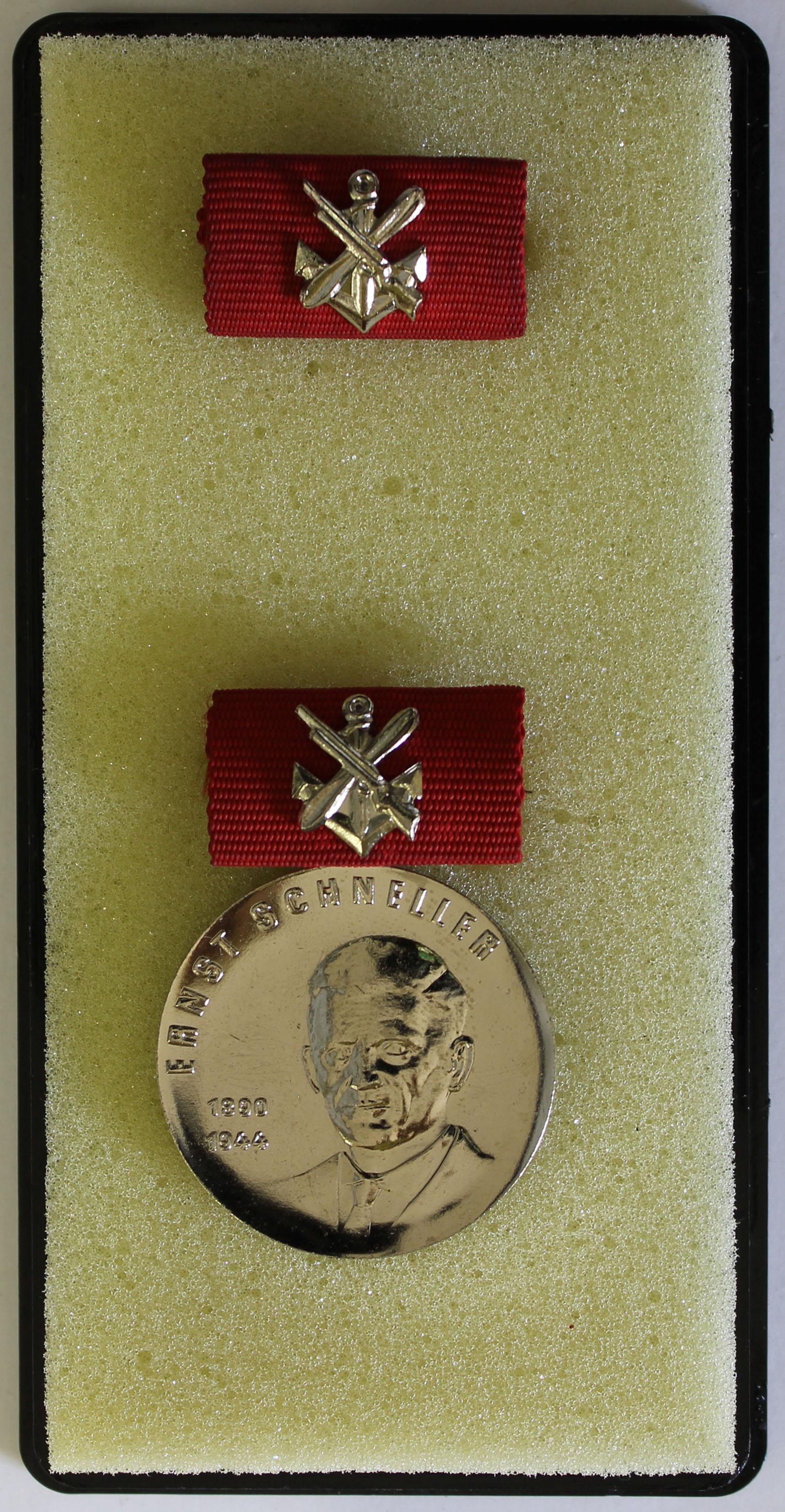Medaille, Ernst Schneller, 1890-1944 (Museum Wolmirstedt RR-F)