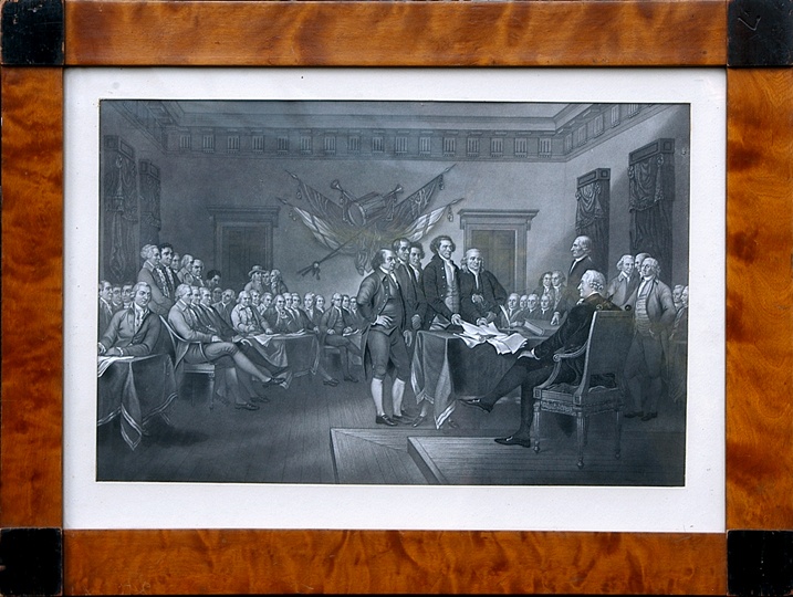 Unabhängigkeitserklärung der USA am 4. Juli 1776 (Winckelmann-Museum Stendal CC BY-NC-SA)