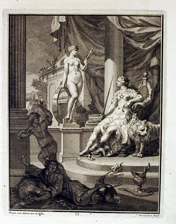Allegorische Darstellung Alexander des Großen (Buchillustration) (Winckelmann-Museum Stendal CC BY-NC-SA)