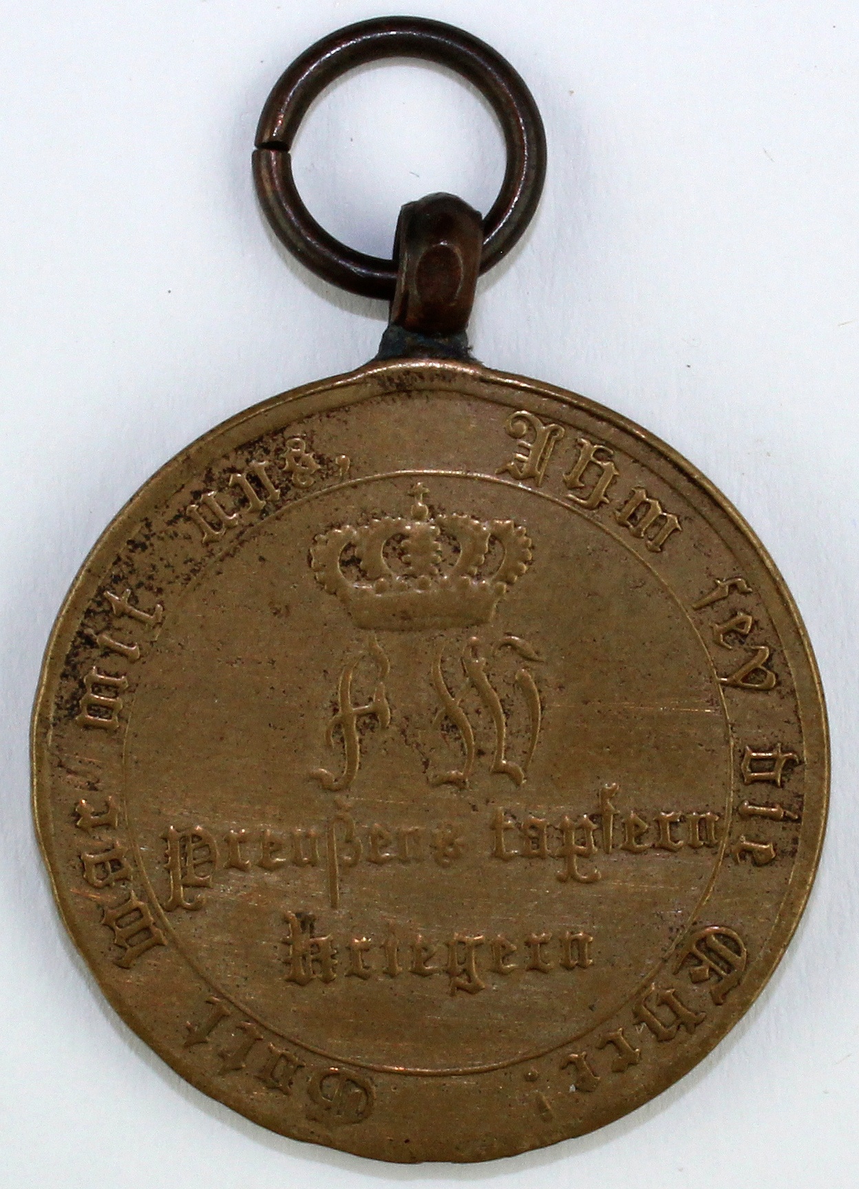 Kriegsdenkmünze für Kämpfer, 1814 (Museum Wolmirstedt RR-F)